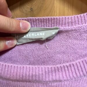 Everlane size M Cashmere sweater. Pink. Used, like new. No signs of wear